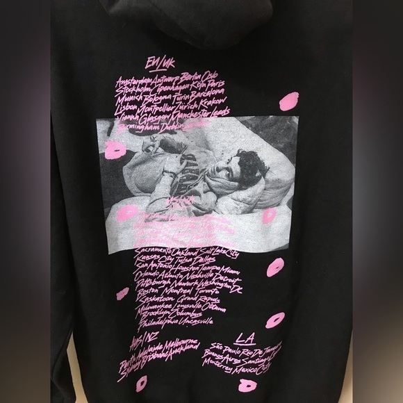 SHAWN Mendes The Tour 2019 Womens Cotton Long Sleeve Hoodie Sweatshirt Size M - Picture 10 of 12